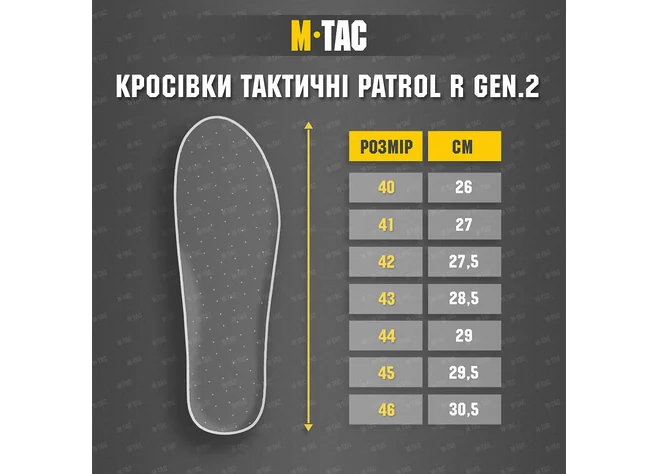 Кросівки M-Tac тактичні Patrol R Gen.2 Olive Фото 4